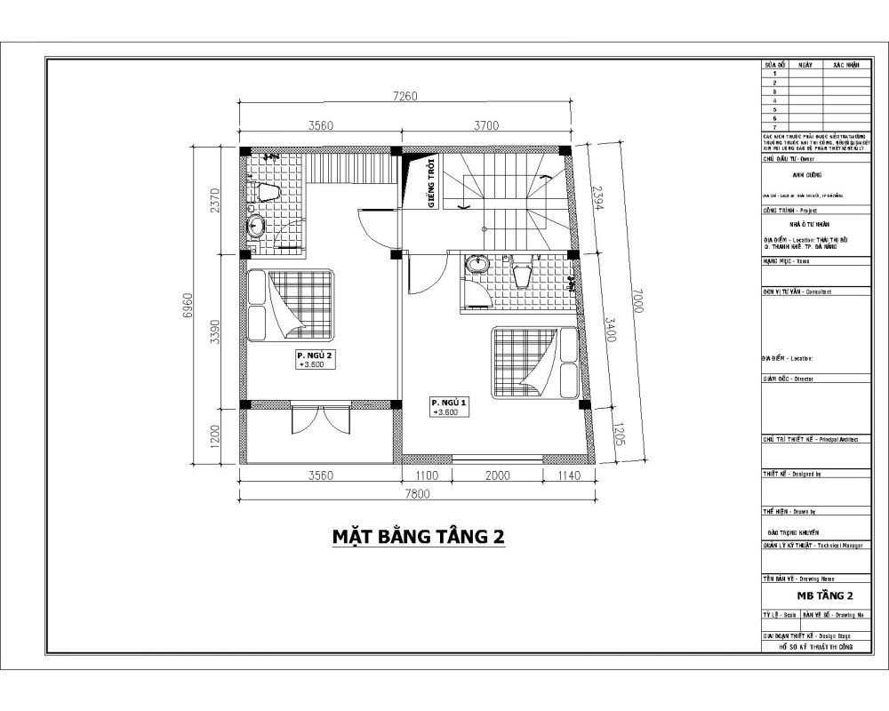 Nhà ống 2 tầng 50 m2