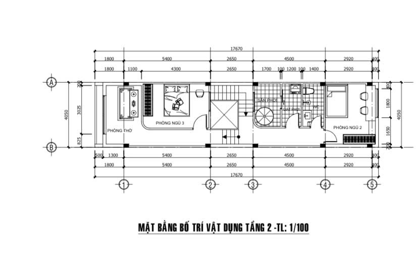 Nhà phố 4x18m